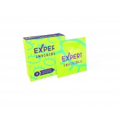 Ультратонкие презервативы Expert Invisible - 3 шт. - Expert - купить с доставкой в Нижневартовске