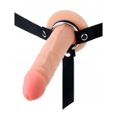 Мужской полый страпон на регулируемых ремнях - 18,5 см. - Sex Expert - купить с доставкой в Нижневартовске