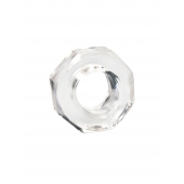 Прозрачное эрекционное кольцо в форме гайки - Sex Expert - в Нижневартовске купить с доставкой