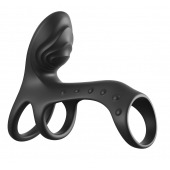 Черная насадка на пенис Ultimate Couples Cage Pro - Pipedream - в Нижневартовске купить с доставкой