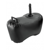 Черное надувное кресло с платформой для фиксации дилдо Body Dock Inflatable Love Seat - Pipedream - купить с доставкой в Нижневартовске