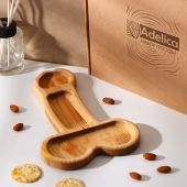 Деревянное блюдо для подачи в форме члена (25 х 16,5 х 1,7 см) - Сима-Ленд - купить с доставкой в Нижневартовске