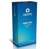 Презервативы OKOTO Mega Mix - 18 шт. - Sitabella - купить с доставкой в Нижневартовске