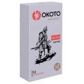 Точечные презервативы OKOTO Dotted - 12 шт. - Sitabella - купить с доставкой в Нижневартовске