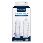 Набор из 2 прозрачных насадок на член Seductive Tickler Sleeves Set - NMC - в Нижневартовске купить с доставкой