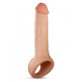 Телесная насадка-удлинитель Thrive 8.75 Inch Realistic Penis Extender Sleeve - 22,2 см. - Blush Novelties - в Нижневартовске купить с доставкой