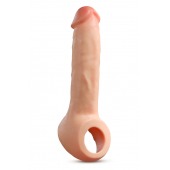 Телесная насадка-удлинитель Thrive 8.75 Inch Realistic Penis Extender Sleeve - 22,2 см. - Blush Novelties - в Нижневартовске купить с доставкой