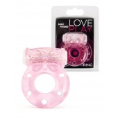 Розовое эрекционное виброкольцо с бабочкой - 1137 - в Нижневартовске купить с доставкой