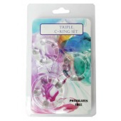 Набор из 3 эрекционных прозрачных колец - Boys of Toys - в Нижневартовске купить с доставкой