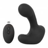 Черная анальная вибропробка с функцией расширения RC Butt Plug with 3 functions - Orion - в Нижневартовске купить с доставкой