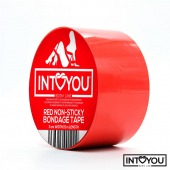 Красный скотч для фиксации Non-Sticky Bondage Tape - 15 м. - Intoyou - купить с доставкой в Нижневартовске
