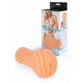 Эластичный мастурбатор в виде вагины телесного цвета - Sexy Girl - в Нижневартовске купить с доставкой