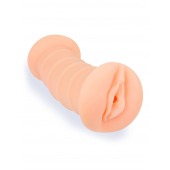 Телесный двусторонний мастурбатор с вибропулей и эрекционными кольцами в комплекте - Sexy Girl - в Нижневартовске купить с доставкой