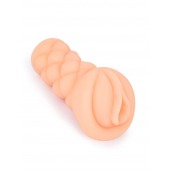 Телесный мастурбатор-вагина с вибропулей и эрекционными кольцами в комплекте - Sexy Girl - в Нижневартовске купить с доставкой