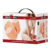 Телесный мастурбатор Liora с 2 любовными тоннелями - Baile - в Нижневартовске купить с доставкой