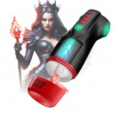 Интерактивный мастурбатор Raven с вакуумом, вибрацией и подсветкой - Shots Media BV - в Нижневартовске купить с доставкой