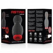 Черно-красный мастурбатор с вибрацией и всасыванием - JAMYJOB - в Нижневартовске купить с доставкой