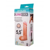 Фаллическая насадка Харнесс UNICOCK 5,5  - 17 см. - LOVETOY (А-Полимер) - купить с доставкой в Нижневартовске