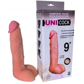 Фаллическая насадка Харнесс UNICOCK 9  - 24 см. - LOVETOY (А-Полимер) - купить с доставкой в Нижневартовске