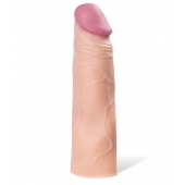 Реалистичная насадка с ярко выраженной головкой - 16,5 см. - A-toys - в Нижневартовске купить с доставкой Реалистичная насадка с ярко выраженной головкой - 16,5 см. - A-toys - в Нижневартовске купить с доставкой
