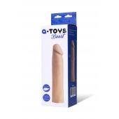 Реалистичная насадка с ярко выраженной головкой - 16,5 см. - A-toys - в Нижневартовске купить с доставкой Реалистичная насадка с ярко выраженной головкой - 16,5 см. - A-toys - в Нижневартовске купить с доставкой