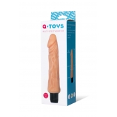Телесный вибратор-реалистик с выраженной головкой - 18 см. - A-toys купить в Нижневартовске с доставкой в Orgasmix.ru Телесный вибратор-реалистик с выраженной головкой - 18 см. - A-toys