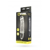 Прозрачная насадка с петлёй для фиксации - 14 см. - ToyFa - в Нижневартовске купить с доставкой