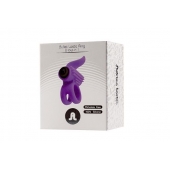 Эрекционное кольцо с подхватом мошонки и стимуляцией клитора Bullet Lastic Ring - Adrien Lastic - в Нижневартовске купить с доставкой