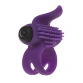 Эрекционное кольцо с подхватом мошонки и стимуляцией клитора Bullet Lastic Ring - Adrien Lastic - в Нижневартовске купить с доставкой