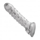 Утолщающая ребристая насадка на пенис - Доминирующее кольцо - в Нижневартовске купить с доставкой