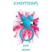 Голубое эрекционное виброколечко Emotions Minnie Breeze - Lola Games - в Нижневартовске купить с доставкой