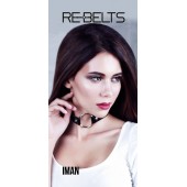 Чёрный чокер-кляп Iman Black - Rebelts - купить с доставкой в Нижневартовске