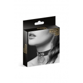 Узенький ошейник из полиуретана с кольцом - Bijoux Pour Toi - купить с доставкой в Нижневартовске