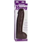 Большая насадка для трусиков Vac-U-Lock Realistic Hung - 31,7 см. - Doc Johnson - купить с доставкой в Нижневартовске