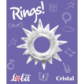 Прозрачное эрекционное кольцо Rings Cristal - Lola Games - в Нижневартовске купить с доставкой