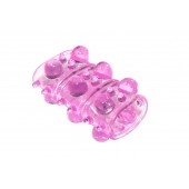 Розовая насадка на пенис Rings Armour - Lola Games - в Нижневартовске купить с доставкой