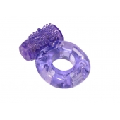 Фиолетовое эрекционное кольцо с вибрацией Rings Axle-pin - Lola Games - в Нижневартовске купить с доставкой