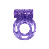 Фиолетовое эрекционное кольцо с вибрацией Rings Axle-pin - Lola Games - в Нижневартовске купить с доставкой