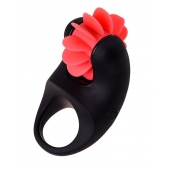 Чёрно-красное эрекционное виброкольцо Erotist - Erotist Adult Toys - в Нижневартовске купить с доставкой