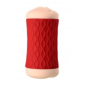 Двухсторонний мастурбатор JOS  NADIN в красном цилиндре - JOS - в Нижневартовске купить с доставкой