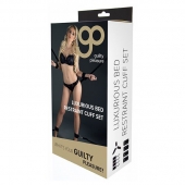 Комплект наручников и поножей LUXURIOUS BED RESTRAINT CUFF SET - Blush Novelties - купить с доставкой в Нижневартовске