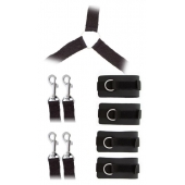 Комплект наручников и поножей LUXURIOUS BED RESTRAINT CUFF SET - Blush Novelties - купить с доставкой в Нижневартовске
