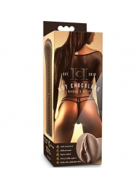 Коричневый мастубратор-вагина Nicole s Kitty - Blush Novelties - в Нижневартовске купить с доставкой