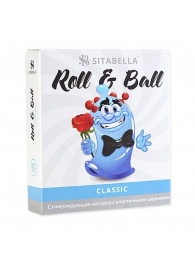 стимулирующий презерватив-насадка Roll   Ball Classic - Sitabella - купить с доставкой в Нижневартовске