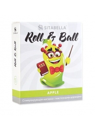 Стимулирующий презерватив-насадка Roll   Ball Apple - Sitabella - купить с доставкой в Нижневартовске