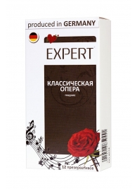 Гладкие презервативы Expert  Классическая опера  - 12 шт. - Expert - купить с доставкой в Нижневартовске