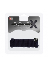 Чёрная веревка для связывания BONDX LOVE ROPE - 5 м. - Dream Toys - купить с доставкой в Нижневартовске