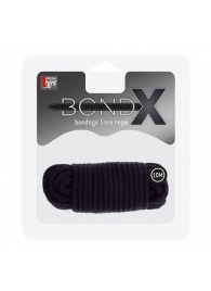 Черная веревка для связывания BONDX LOVE ROPE - 10 м. - Dream Toys - купить с доставкой в Нижневартовске