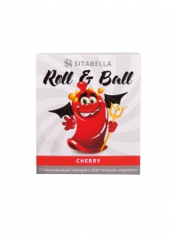 Стимулирующий презерватив-насадка Roll   Ball Cherry - Sitabella - купить с доставкой в Нижневартовске