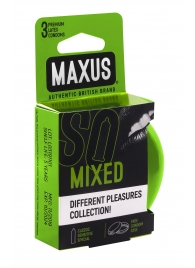 Презервативы в железном кейсе MAXUS Mixed - 3 шт. - Maxus - купить с доставкой в Нижневартовске